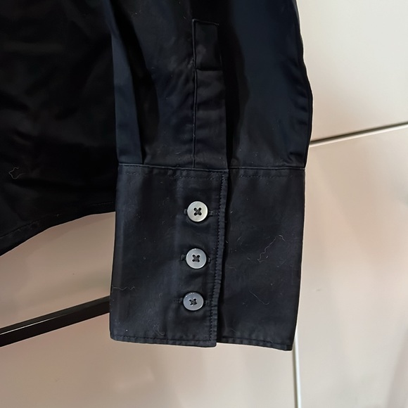 Banana Republic Black Dress Shirt Large - Picture 4 of 4